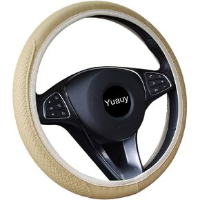 Microfiber Leather Steering Wheel Covers Anti-Slip Universal Car Steering Wheel Cover