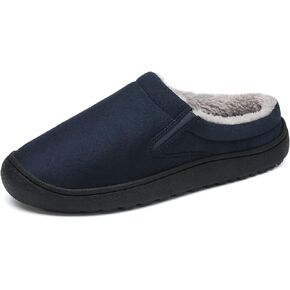 Mens Winter Foam Cozy House Slippers Microsuede Slip on Indoor Outdoor Warm Slippers