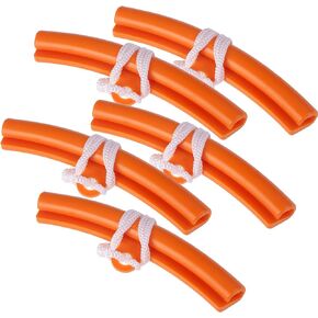 Wheel Rim Protector Set, Rubber Wheel Changing Rim Edge Savers for a Motorcycle, Car or ATV Orange 5 PACK