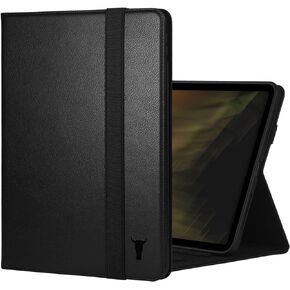 TORRO Case Compatible with iPad Pro 11" 5th Gen (2024) – Premium Leather iPad Pro 11" M4 Case with Stand Function, Apple Pencil Connectivity and Wake/Sleep Function (Black)