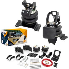 طقم تعليق كيس الهواء TORQUE لـ 2005-2023 Toyota Tacoma 2WD 4WD وPrerunner 2WD حقيبة مساعد خلفية زنبركية سحب 5000 رطل (يستبدل Firestone Ride Rite 2407) (TR2407)