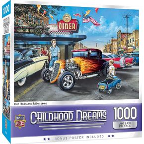 MasterPieces - 1000 Piece Jigsaw Puzzle, Getting Dirty, Fun for Adults, Family, Kids, Matte Finish, 19.25" x 26.75"