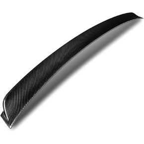 DNA MOTORING 2-SPC-6174-CF Glossy Black Carbon Fiber C-Style Rear Trunk Lid Spoiler Compatible with 0106 BMW 3-Series Sedan Models