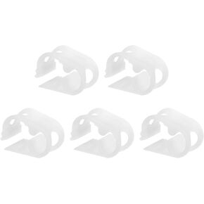 uxcell Plastic Tubing Clamps, 5pcs 1/8"-1/4" Tube OD Adjustable Tube Clamp Laboratory Pinch Valve Flow Control Hose Clamp