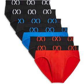 2(X)IST mens (X) Sport 6-pack No Show Brief
