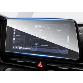 واقي شاشة SHAOHAO لعام 2024 Hyundai Kona 2024 Kona SE، SEL، N Line، شاشة لمس محدودة 12.3 بوصة متوافقة مع ملحقات Hyundai Kona 2024 HD واقي شاشة منفصل شفاف كريستالي 4 قطع