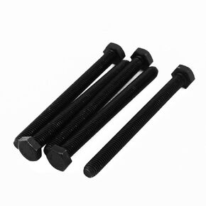 uxcell M8x90mm Grade 8.8 Fully Threaded Hex Head Cap Screw Bolt Fastener 5pcs