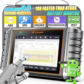 2024 Foxwell قارئ رمز السيارة NT706 Obd2 الماسح الضوئي ABS وسادة هوائية محرك نقل البطارية أداة المسح الضوئي، 5.5 بوصة Android 9.0 Tablet WiFi ترقية NT604 أداة تشخيص الماسح الضوئي للسيارات والشاحنات in Kuwait