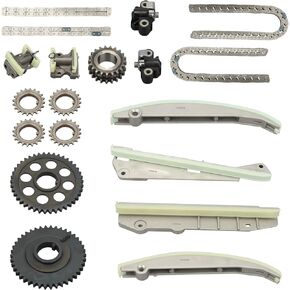 MAYASAF Engine Timing Chain Kit for Ford Mustang 2003-04 4.6L V8, for Lincoln Aviator 2004-05 4.6L V8, for Mercury Marauder 2004 4.6L V8
