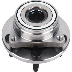 KUSATEC 513100 Front Wheel Bearing and Hub Assembly Compatible with 1996-2007 Ford Taurus, 1995-2002 Lincoln Continental, 1996-2005 Mercury Sable, 5 Lug Bolts without ABS