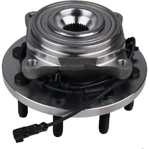 KUSATEC 515148 Front Wheel Bearing and Hub Assembly 4WD Compatible with RAM 2500/3500 2012 2013 8-Lug 4WD/4x4 Models Only, 8 Lug Bolts w/ABS