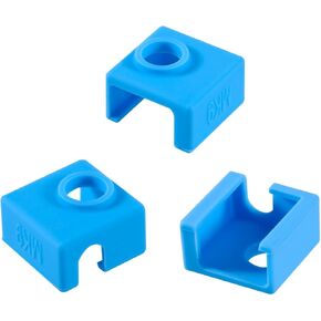 Aokin 3D Printer Hotend سيليكون جورب سخان غطاء سيليكون لـ Creality Ender 3، Ender 3 Pro، Ender 5، Ender 5 Pro، CR-10/10S، Anet A8، MK7/8/9 Hotend، أزرق، 3 قطع in Kuwait