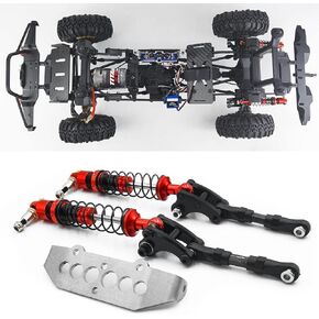 RCHUBAM 80mm RC Shock Absorber Damper 2pcs Rear Cantilever Suspension Kit TRX-4 Absorber Upgrade Parts for 1/10 Scale RC Crawler Car