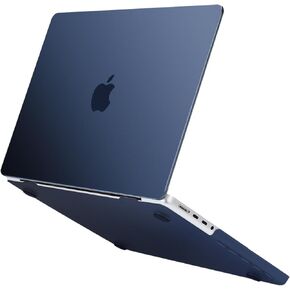 MOSISO Compatible with MacBook Pro 14 inch Case 2024 2023 2022 2021 Release M3 A2918 A2992 M2 A2779 M1 A2442, Ultra-Thin Natural Original Color Protective Plastic Hard Shell Case Cover, Midnight Blue