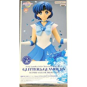 Banpresto - Pretty Guardian Sailor Moon Eternal The Movie - Glitter & Glamours - Super Sailor Mercury Version A Statue