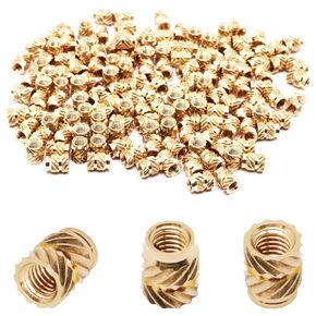 150pcs M3 Heat Set Inserts, M3x3x5mm Threaded Inserts Metric Knurled Nuts Heat Inserts Brass Nuts Heat Set Insert for Plastic Parts 3D Printing Components