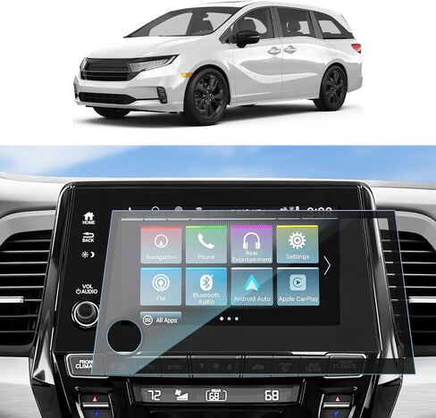 لـ 2023 2024 Honda Odyssey واقي شاشة 8 بوصة لـ 2018-2024 Honda Odyssey (EX، EX-L، Sport، Touring، Elite) شاشة ملاحة 8 بوصة Honda Odyssey 2023 2024 ملحقات زجاج مقسى عالي الدقة شفاف in Saudi Arabia