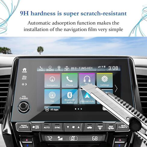 لـ 2023 2024 Honda Odyssey واقي شاشة 8 بوصة لـ 2018-2024 Honda Odyssey (EX، EX-L، Sport، Touring، Elite) شاشة ملاحة 8 بوصة Honda Odyssey 2023 2024 ملحقات زجاج مقسى عالي الدقة شفاف in Saudi Arabia