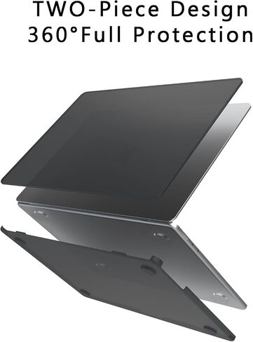 Compatible with MacBook Air 13.6 Case 2022 Release A2681 M2 Chip Liquid Retina Display,Plastic Shell & Keyboard Cover & Screen Protector & Dust Plug, Matte Clear in Saudi Arabia
