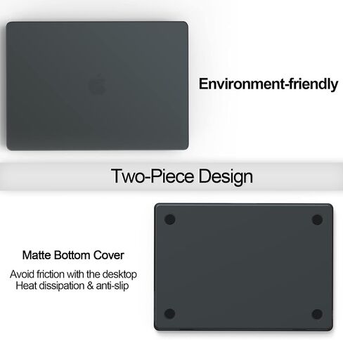 Compatible with MacBook Air 13.6 Case 2022 Release A2681 M2 Chip Liquid Retina Display,Plastic Shell & Keyboard Cover & Screen Protector & Dust Plug, Matte Clear in Saudi Arabia