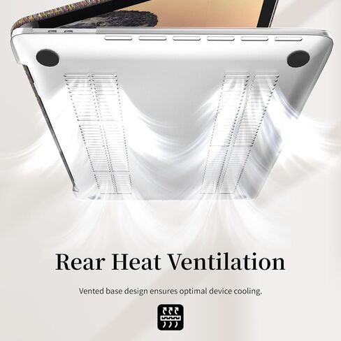 تصميم منسوج باللون البيج والأخضر لجهاز MacBook Pro مقاس 13 بوصة A2338 A2289 A2251 A2159 A1989 A1708 A1706 (2024-2016) in Saudi Arabia