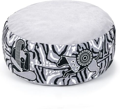 Zaveur Royal Court Yoga Meditation Cushion - 18" - Cotton Round Yoga Cushion for Meditation & Restorative Yoga - Yoga Cushion for Sitting on Floor - Pressure Relief & Relaxation Zafu Seat Cushion in Saudi Arabia