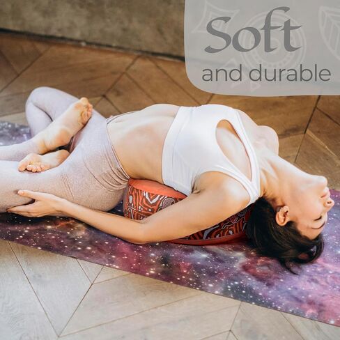 Zaveur Royal Court Yoga Meditation Cushion - 18" - Cotton Round Yoga Cushion for Meditation & Restorative Yoga - Yoga Cushion for Sitting on Floor - Pressure Relief & Relaxation Zafu Seat Cushion in Saudi Arabia
