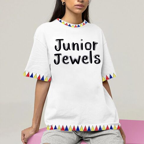 Junior Jewels Shirt Women Pop Music Tshirt Country Concert Fans Gift Tees 90s Music Album Graphic Short Sleeve Tops in Saudi Arabia