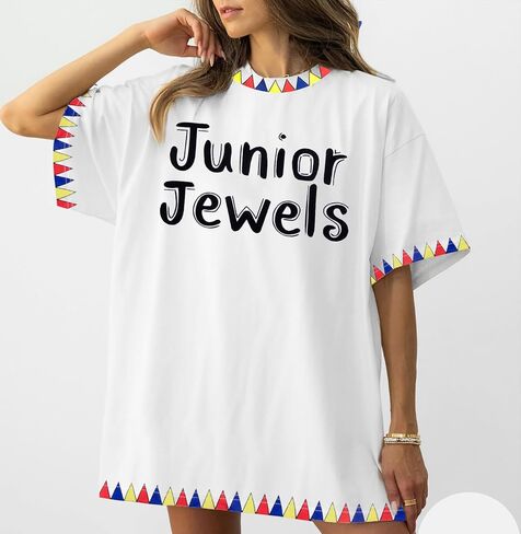 Junior Jewels Shirt Women Pop Music Tshirt Country Concert Fans Gift Tees 90s Music Album Graphic Short Sleeve Tops in Saudi Arabia