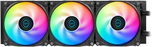 Iceberg Thermal IceFLOE Oasis 360mm AIO CPU Liquid Cooler - Close-Loop ARGB Gen 2 Water Cooler - 3 PWM RGB Case Fans - LGA 1700 / AM5 Ready in Saudi Arabia