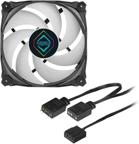 Iceberg Thermal IceFLOE Oasis 360mm AIO CPU Liquid Cooler - Close-Loop ARGB Gen 2 Water Cooler - 3 PWM RGB Case Fans - LGA 1700 / AM5 Ready in Saudi Arabia