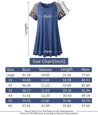 MONNURO Plus Size Tunics Leopard Print Tops For Women Casual Short Sleeve Striped Shirt Loose Fit in Saudi Arabia
