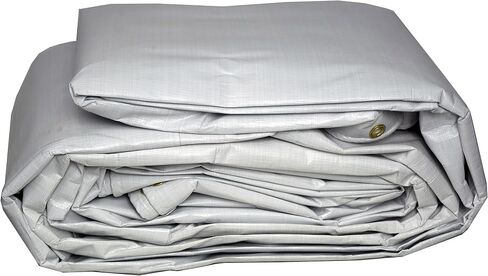 Watershed Innovations HydraTarp 12 Ft.x12 Ft. Super Heavy Duty Waterproof Tarp - 16mil Thick - White/Brown Reversible Tarp in Saudi Arabia