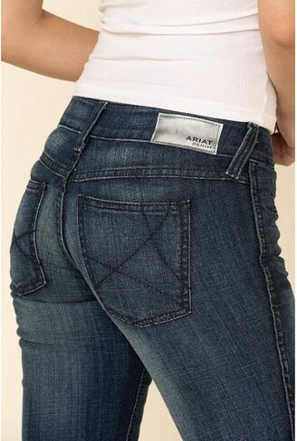 بنطلون نسائي من Ariat ذو درزات خارجية مطاطية متوسطة الارتفاع من Ella بأرجل واسعة in Saudi Arabia