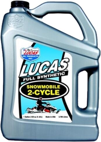 Lucas Oil 10847 Synthetic 2-Cycle Snowmobile Oil - 1 Gallon in Saudi Arabia