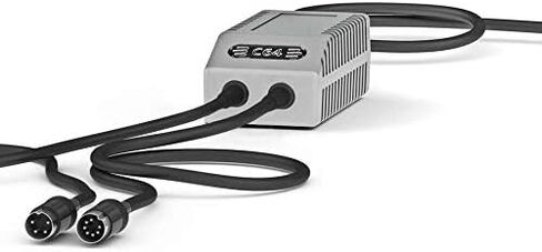 C64 FDD Dual PSU Modern Gray US - استبدال Commodore 64 + FDD 1541-II مزود الطاقة، قابس أمريكي in Kuwait