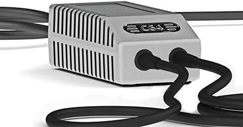 C64 FDD Dual PSU Modern Gray US - استبدال Commodore 64 + FDD 1541-II مزود الطاقة، قابس أمريكي in Kuwait