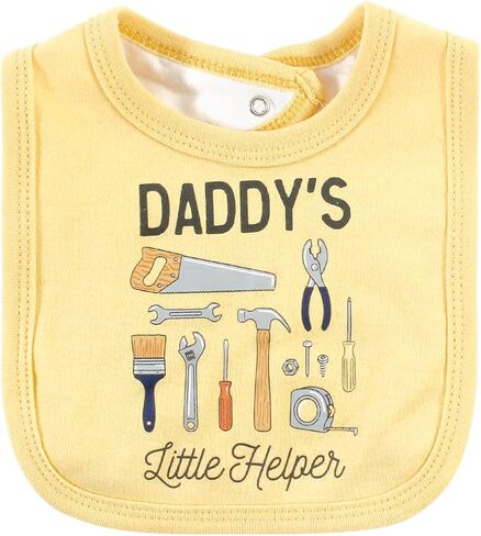 بدلة أطفال من القطن للجنسين من هدسون بيبي، طقم بنطلون ومريلة، أعمال بناء، حديثي الولادة in Saudi Arabia
