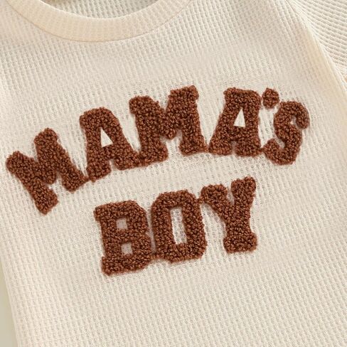 Toddler Baby Boy Summer Clothes Mamas Boy Short Sleeve Letter T Shirt Top Shorts Set Cute 2Pcs Casual Outfit in Kuwait