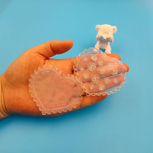 5 قطع حزمة 3D سيليكون مسمار الفن العفن مسمار الزخرفية العفن الزهور الصغيرة القوس الزينة للأظافر مانيكير الراتنج قوالب الصب (نمط 4) in Kuwait