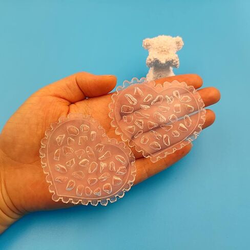 5 قطع حزمة 3D سيليكون مسمار الفن العفن مسمار الزخرفية العفن الزهور الصغيرة القوس الزينة للأظافر مانيكير الراتنج قوالب الصب (نمط 4) in Kuwait