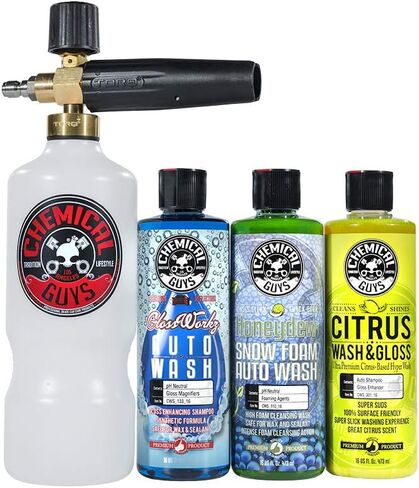 Chemical Guys EQP_313 TORQ Professional Foam Cannon and Soap Kit, 4 Items in Saudi Arabia