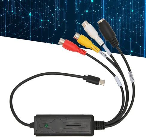 بطاقة التقاط الصوت والفيديو من النوع C، إلى محول محول رقمي USB، محول الصوت والفيديو لنظام التشغيل Vista XP لنظام التشغيل X لنظام التشغيل Windows 10 8.1 8 7 in Kuwait