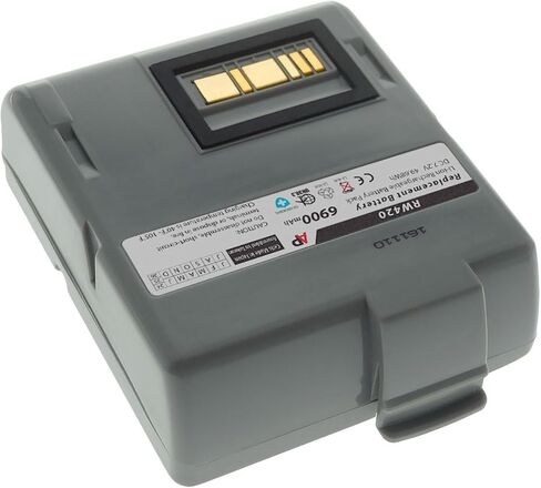 بطارية بديلة لطابعة الباركود Zebra/Comtec RW420 - تحل محل CT17102-2 وAK17463-005 - سعة عالية 6900 مللي أمبير في الساعة in Saudi Arabia