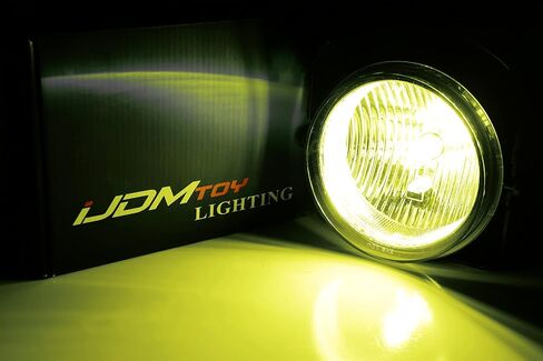 iJDMTOY OEM-Spec Clear Lens Fog Light Kit with 15-SMD Super Bright Xenon White LED Replacement Bulbs Compatible with 2003-2006 GMC Sierra 1500 2500 3500 in Saudi Arabia