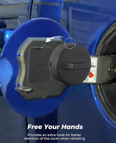 غطاء وقود نظام الوقود بدون غطاء من ISSYAUTO متوافق مع F150 2015 2016 2017 2018 2019 2020 غطاء غطاء الغاز وحامل مقاوم للغبار والرطوبة in Kuwait