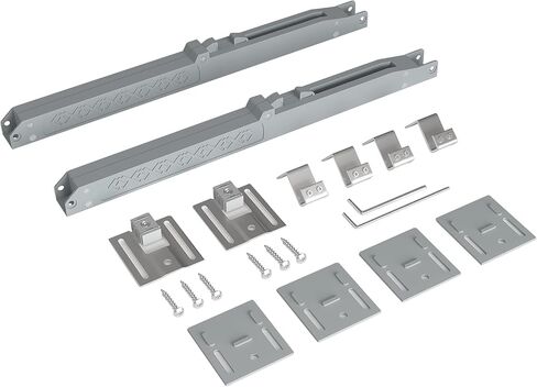 2 قطعة باب الحظيرة آلية إغلاق ناعمة، ترقية توافق الوزن العالمي دعم الباب يصل إلى 160 رطل، فتح سهل بدون جهد، إغلاق سلس، باب منزلق خالٍ من الفتحات، أجهزة عازلة زنبركية in Kuwait