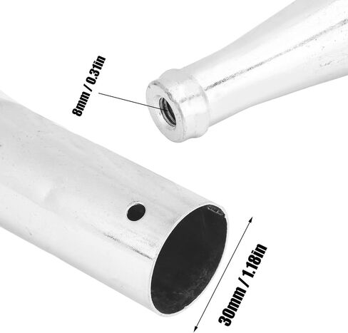 SUNGOOYUE 8mm Fishing Harpoon Rod Connector, Stainless Steel Fishing Thread Harpoon Connector for Fishing Enthusiast Tool in Saudi Arabia