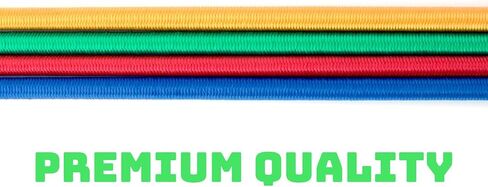 Bungee Cord Assortment - Premium 16 Piece Set with Plastic Coated Metal Hooks in Saudi Arabia