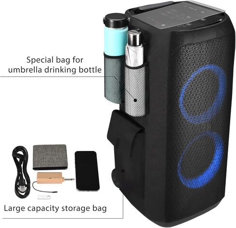 غطاء حماية Meijunter لجهاز JBL PartyBox 310 مكبر صوت محمول للحفلات - مكبر صوت بلوتوث حقيبة تخزين متعددة الوظائف حافظة مقاومة للغبار والخدش in Kuwait